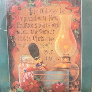 Vintage Needlepoint Kit, The Wonder That Is Christmas - The Creative Circle 2288 - Christmas Needlepoint Xmas Nutcracker Holiday Traditions