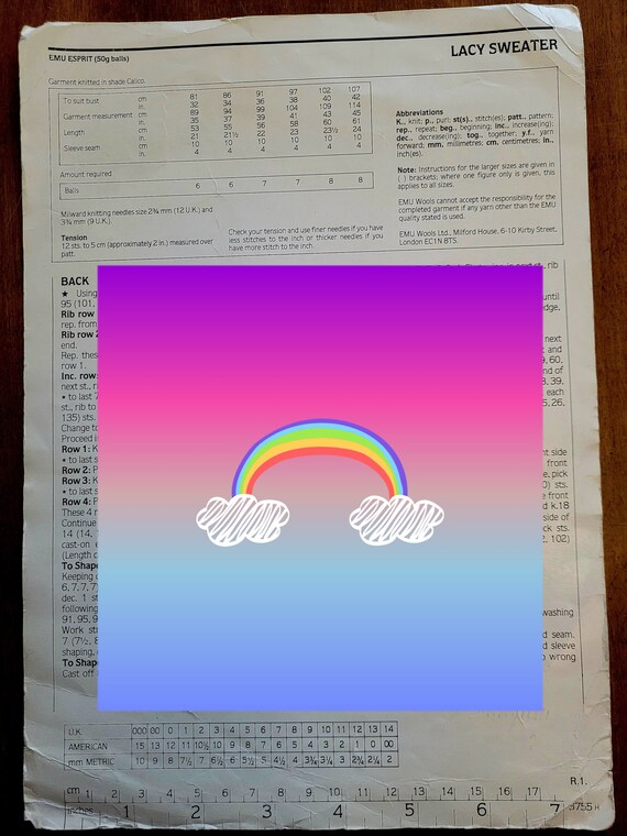 Vintage Damen Pullover Strickmuster Emu Esprit 3755 Größen