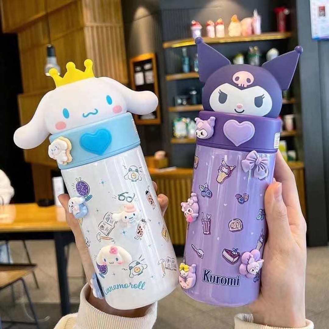 Sanrio Water Bottle Kawaii Sanrio Japan Cup Thermos Cup Cute - Etsy