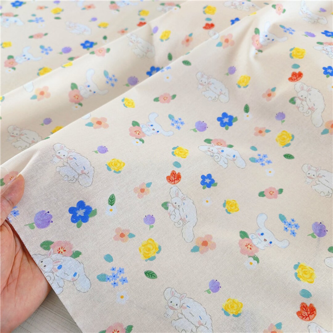 Cute Cinnamoroll Cotton Fabric Patterns to Make Clothes - Etsy