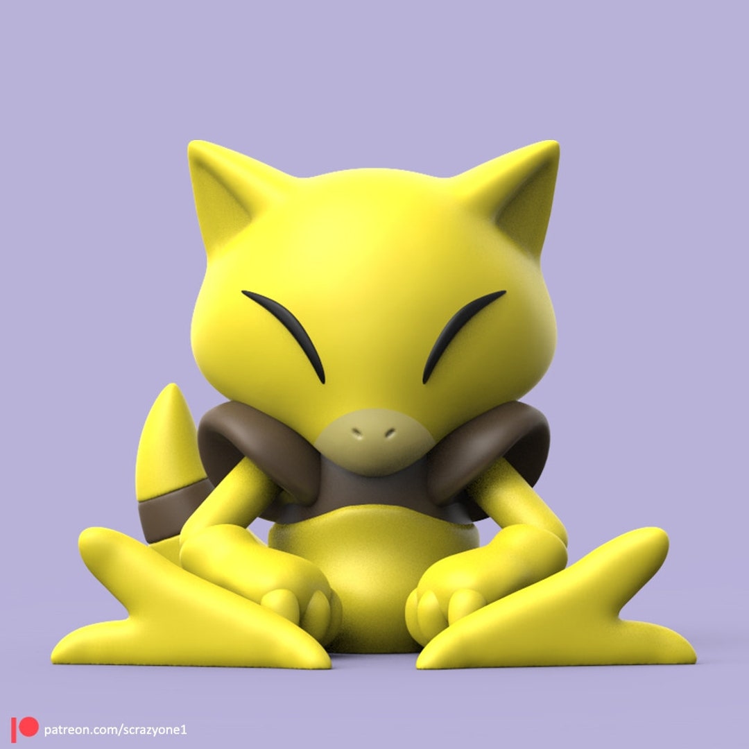 Abra 3D Printed Model - Etsy