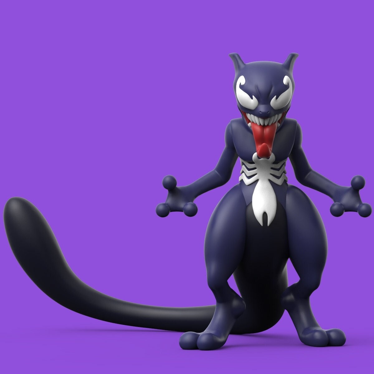 MEW AND MEWTWO POKEMON 3D model 3D printable