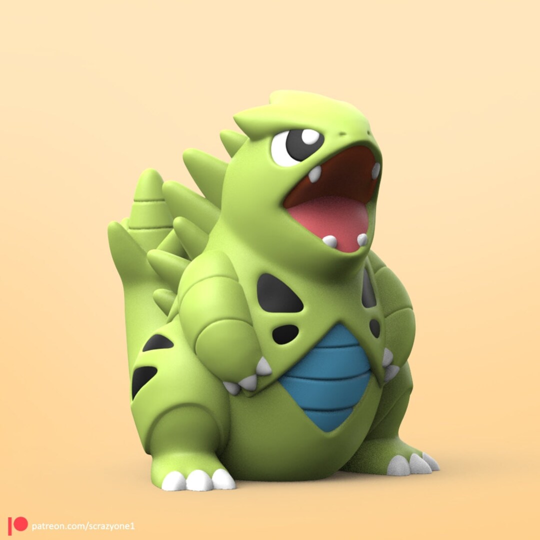 Chibi Tyranitar 3D Printed Model - Etsy