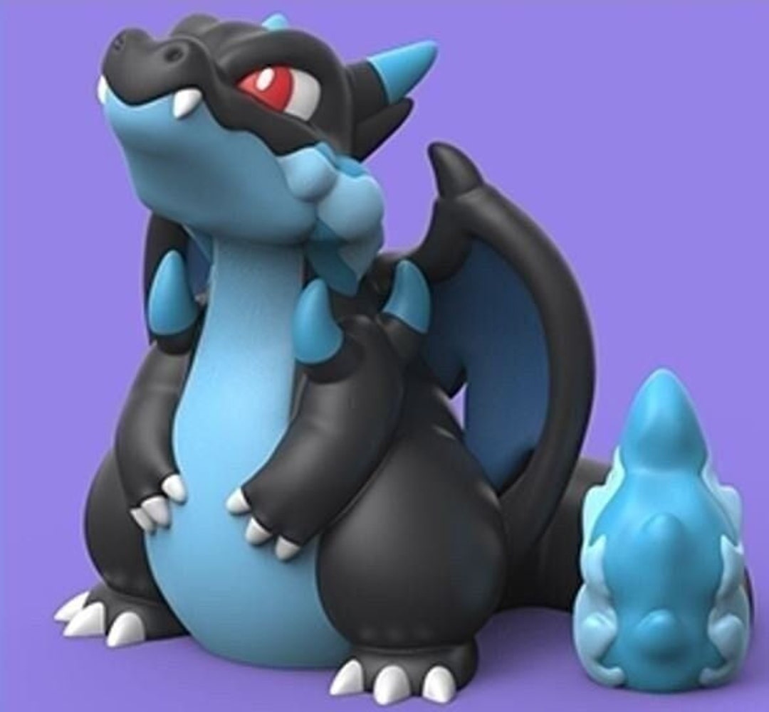 Pokemon - Mega Charizard X Figure 3D model 3D printable