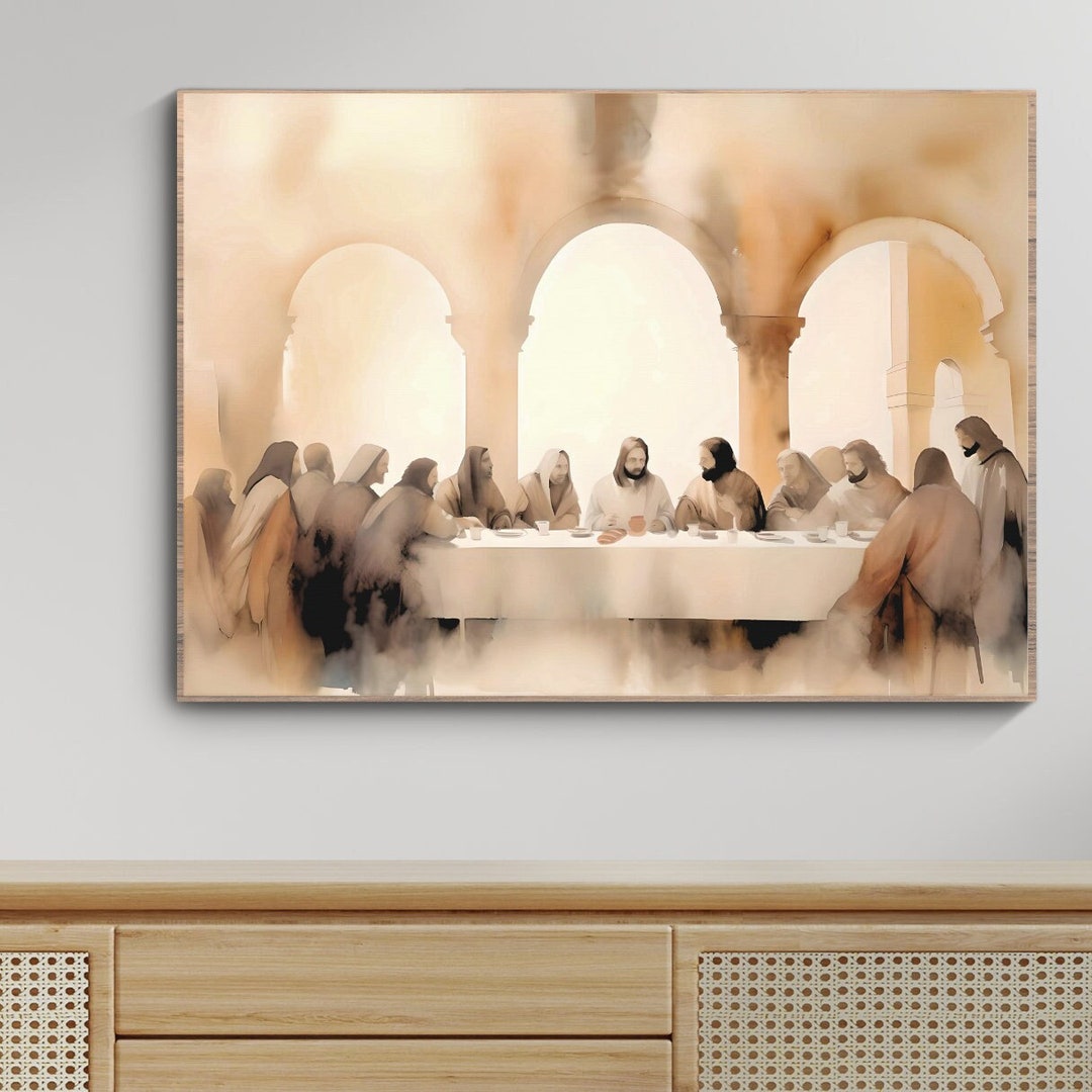Traditional Catholic Art, the Last Supper, Christian Art Prints, Bible