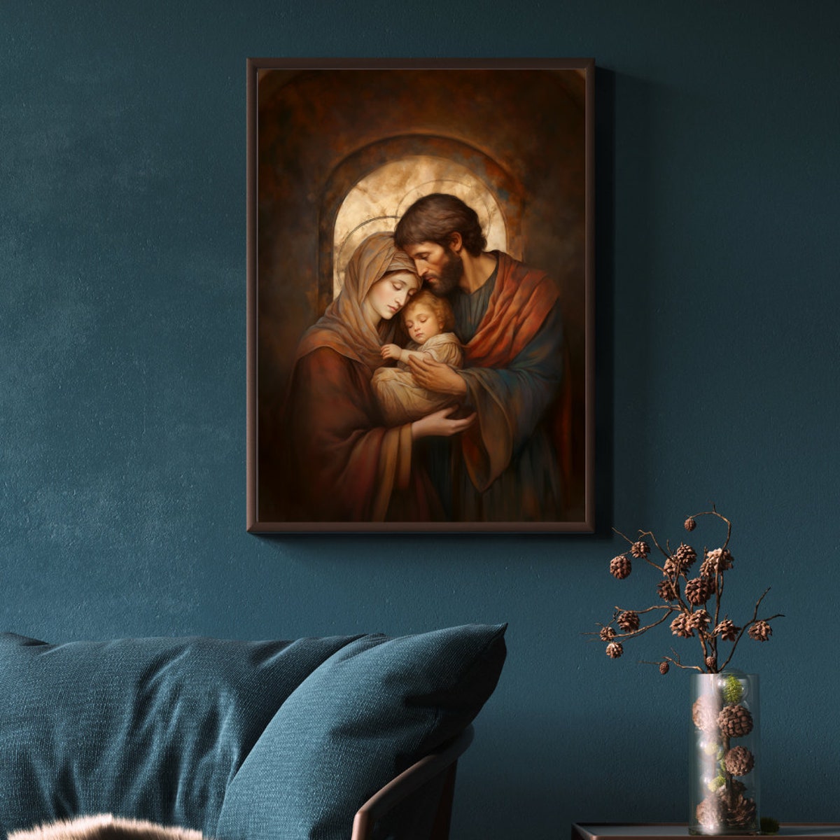 Traditional Catholic Art Holy Family Renaissance Art Print - Etsy