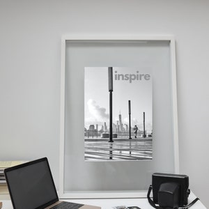 INSPIRE, Exclusive , Wall Art , Daily Inspiration , Office Art, Entrepreneur Office, Decorative Wall Art, Gallery Wall Art, Hanging Wall Art