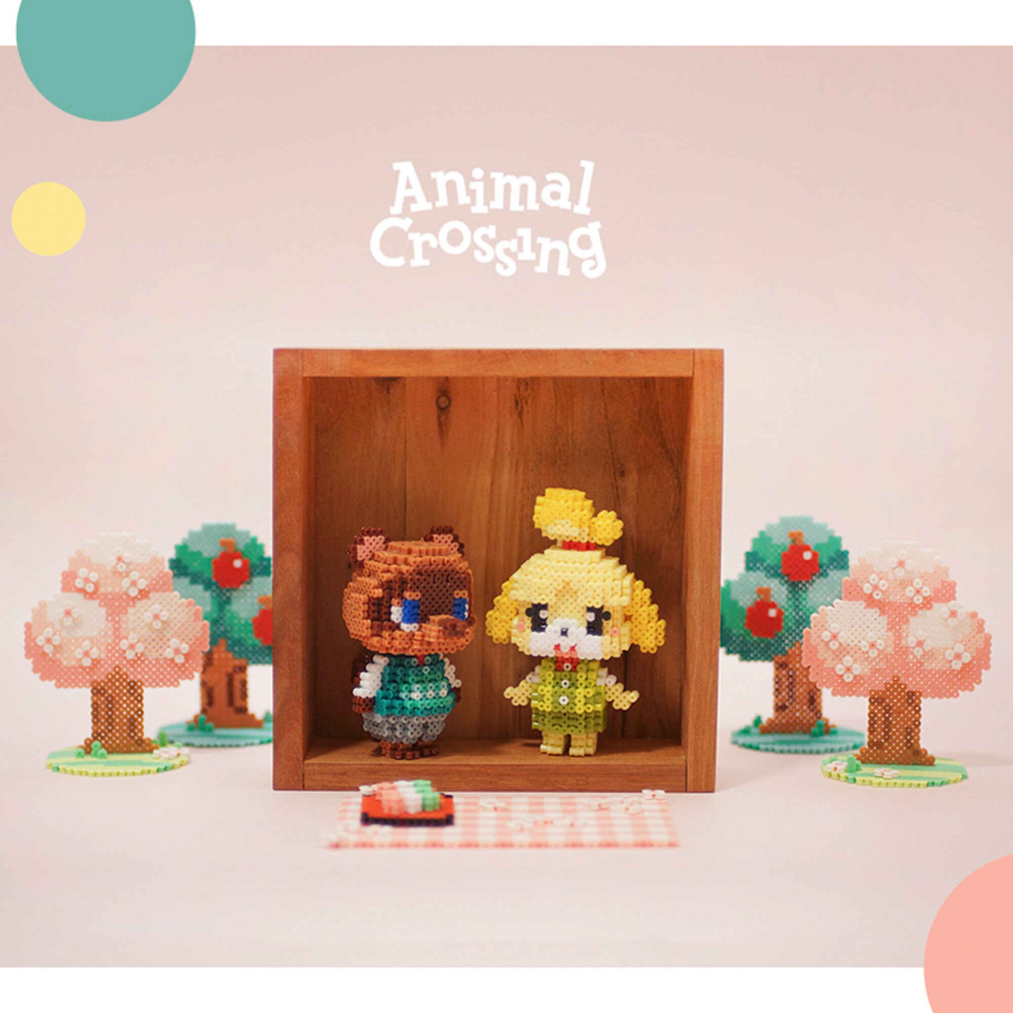 Animal Crossing 3D Perler Bead Pattern - Etsy Canada