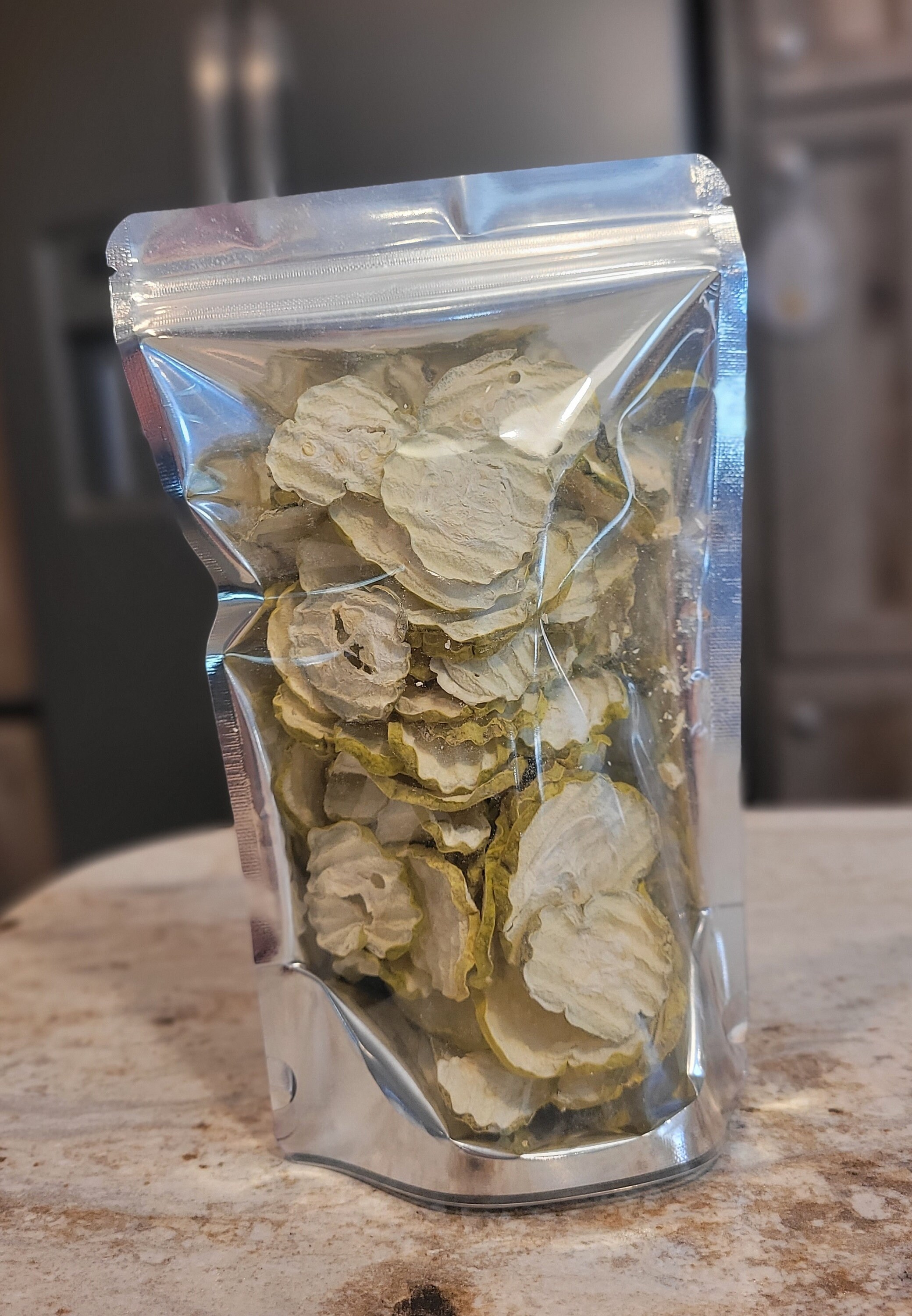 Freeze Dried Pickle Chips Low Price 0.5oz Resealable Bag Etsy