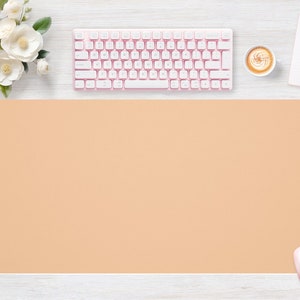 Desk pad Orange Sorbet, Mouse pad, Mouse mat, Extra Large, Laptop Mat, Gaming Setup, Trendy Workspace, Desk Accessory Decor