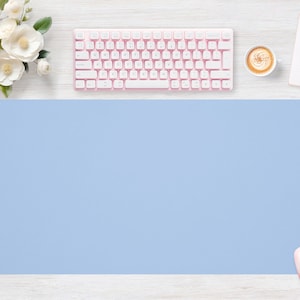 Desk pad Blue Light Sky, Mouse pad, Mouse mat, Extra Large, Laptop Mat, Gaming Setup, Trendy Workspace, Desk Accessory Decor