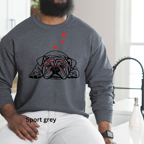 Cute Bulldog mama Sweatshirt, Bulldog lover sweatshirt, love Bulldog sweatshirt, love my Bulldog  Bulldog dad,funny bulldog mama gift,