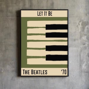 The Beatles Poster | Music Wall Art | Band Poster | Buy 3 get 15% off use code DALSTON3