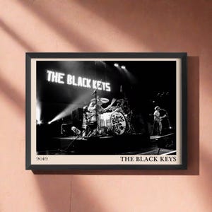 Póster de The Black Keys / Póster de rock / Póster musical / Compra 3 y obtén un 15 % de descuento con el código DALSTON3