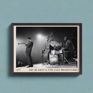 Art Blakey & The Jazz Messengers / Impresión de jazz / Póster musical / Compra 3 y obtén un 15 % de descuento con el código DALSTON3