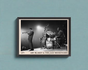 Art Blakey & The Jazz Messengers | Jazz Print | Music Poster | Buy 3 get 15% off use code DALSTON3