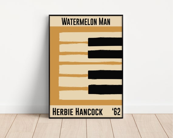 Herbie Hancock Poster | Music Wall Art | Jazz Print | Buy 3