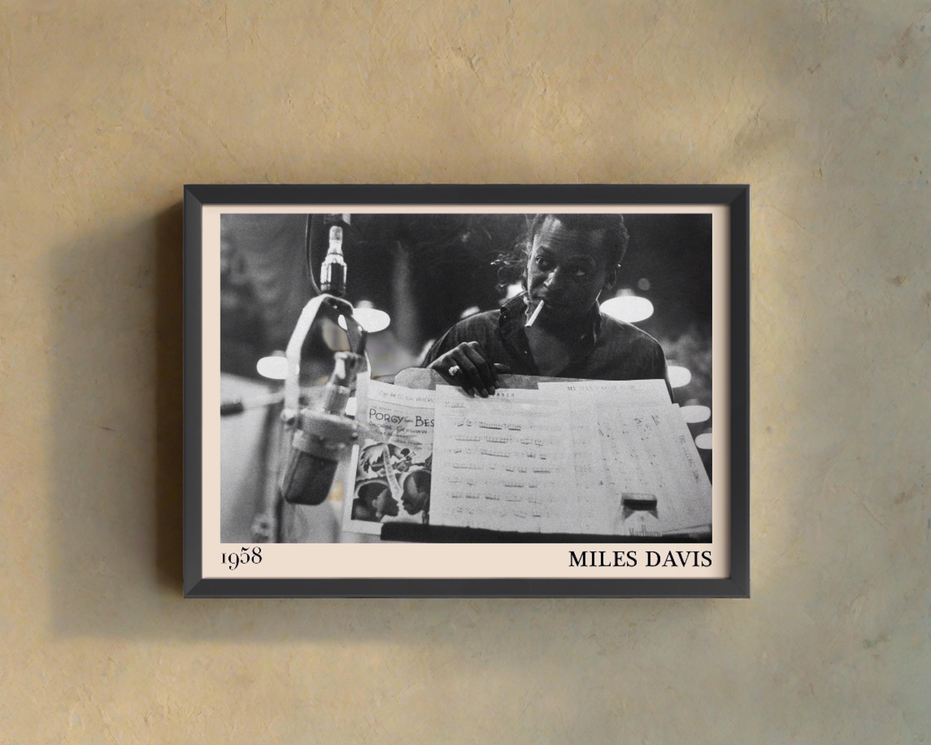 Vintage Miles Davis Poster - Etsy