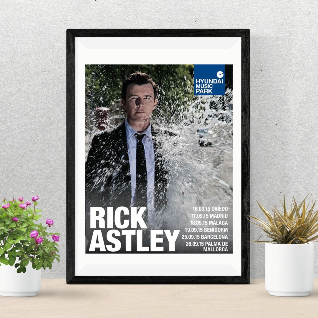 Movie poster of rick astley's quest for the legendary rickroll amulet