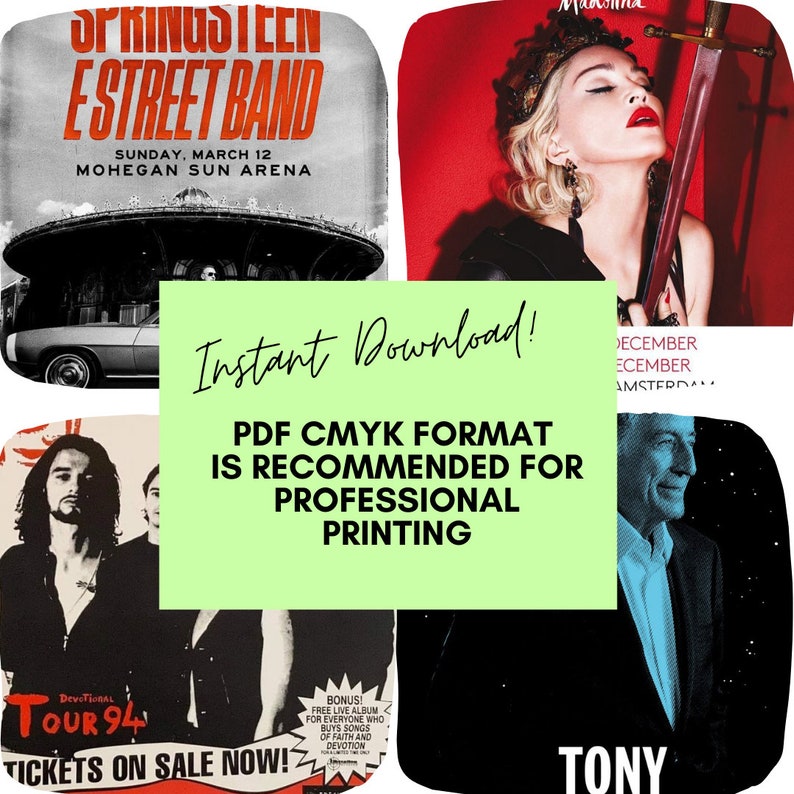 Bruce Springsteen Poster US 2023 Concert Poster Bruce Etsy