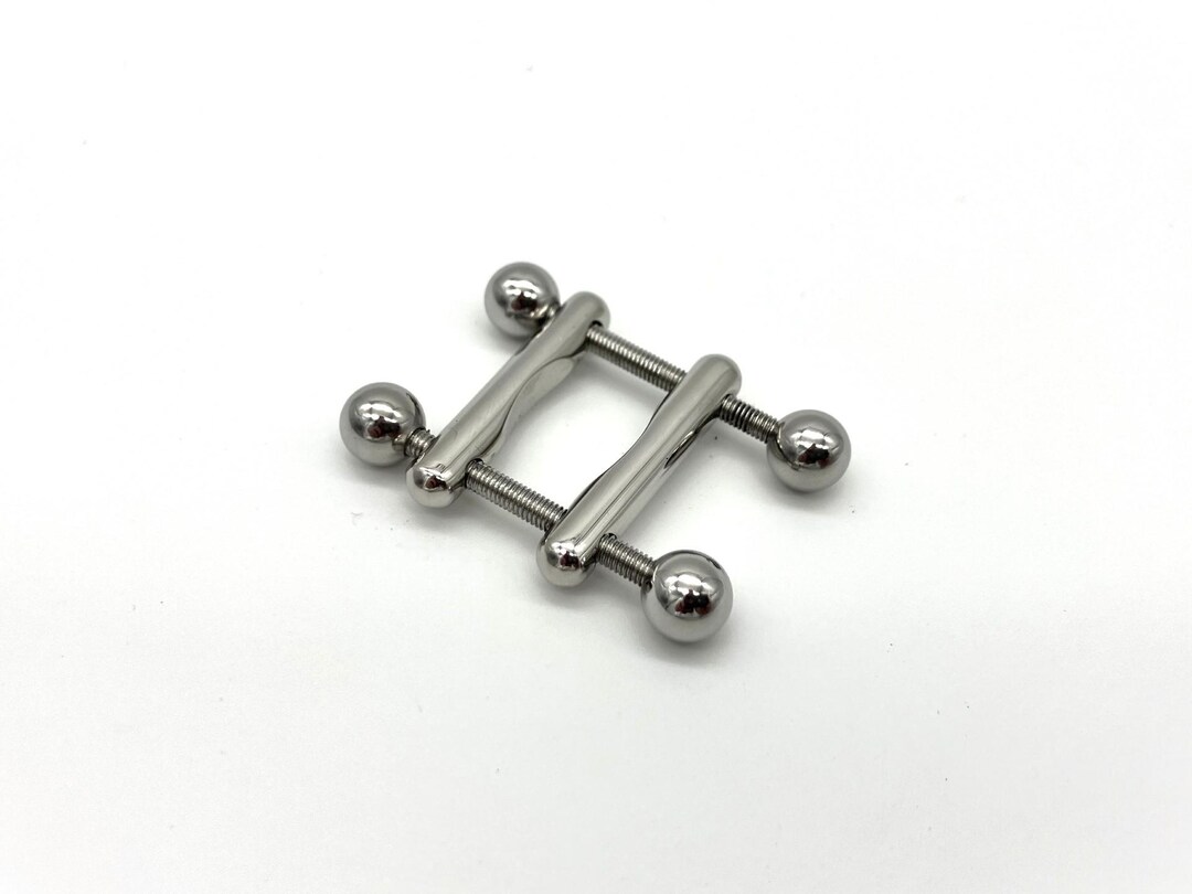 Stainless Steel Nipple Clamp With Ball Tips, Adjustable, BDSM - Etsy