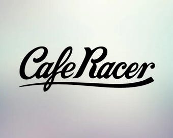 Cafe Racer Vinyl Aufkleber FREE UK PORTO Classic Fahrrad-Auto-Motorrad-Werkzeugkasten