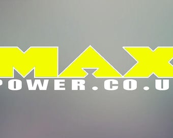 Max Power inspiriert Vinyl Aufkleber FREE UK PORTO Classic Fahrrad Auto Motorrad Toolbox