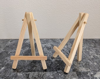 Mini wooden easel - Polaroid photos, wedding place cards, pictures, romantic gift for girlfriend or boyfriend