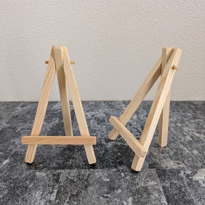 Mini Easel Stand. Mini Wooden Artist Easel. Mini Wood Display Easel for  Instax Photos. Stand for Photos. Wood Photo Holder. 