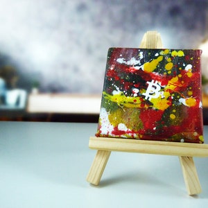 Bitcoin Crypto Art Canvas, Original Acrylic Painting