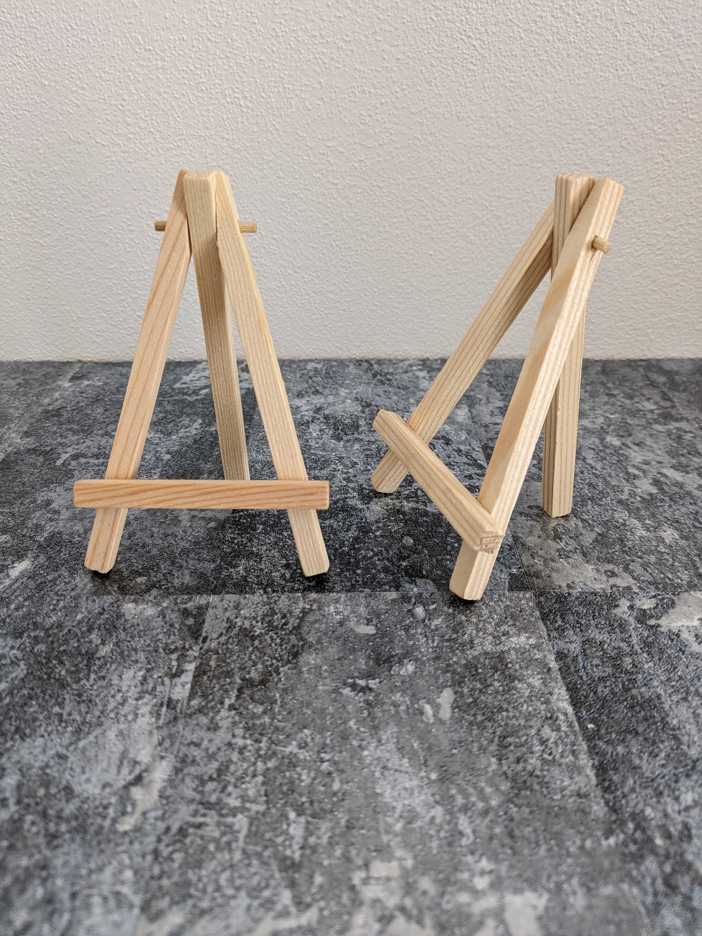 Wooden Easel, Wooden Picture Stand, Wooden Photo Stand, Desktop Triangle  Easel