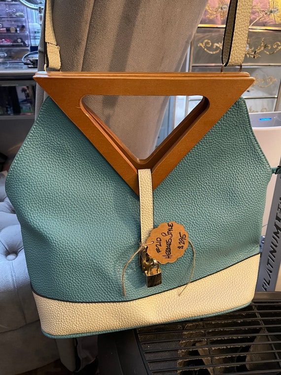 Authentic! Hermes Evelyne Orange Brown Epsom Leather GM Handbag Purse |  Fortrove
