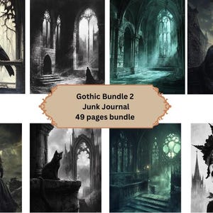 Gothic bundle 2, goth clipart, gothic images, junk journal, gothic world, goth girl, goth boy, dreams journal