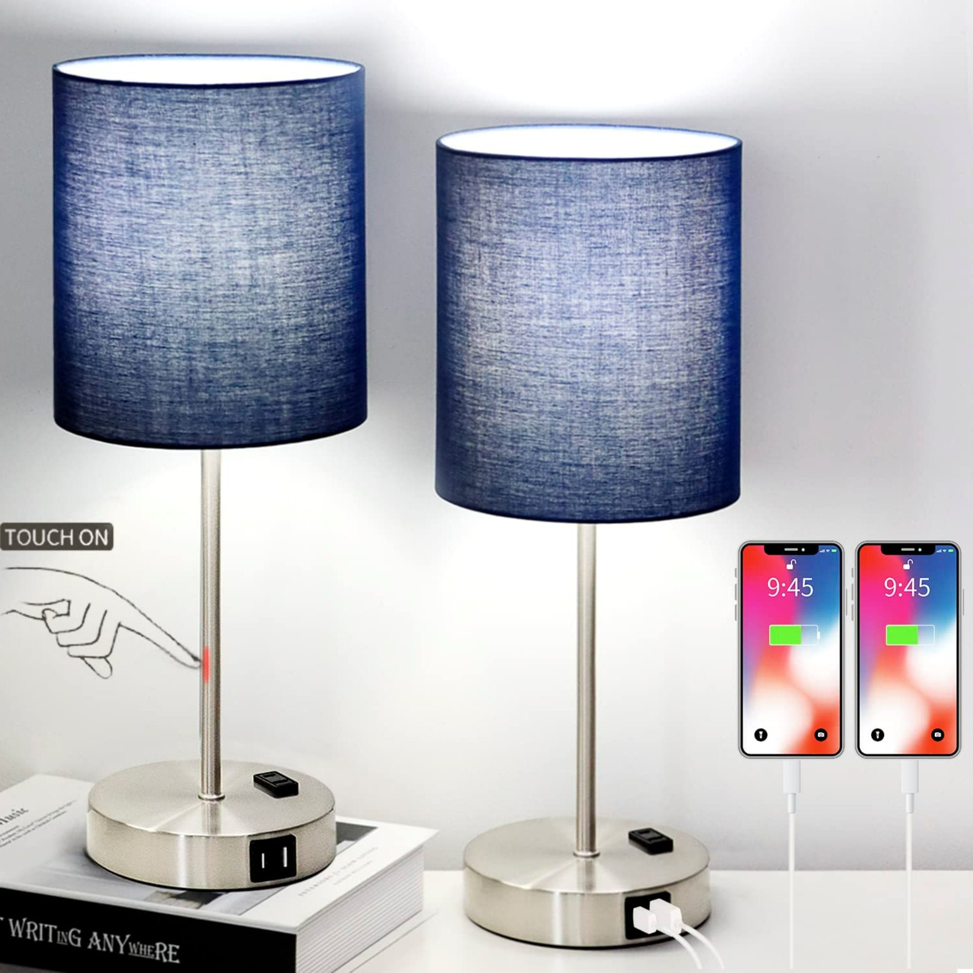 3 Way Touch Lamp - Etsy 3 Way Touch Lamp - Etsy