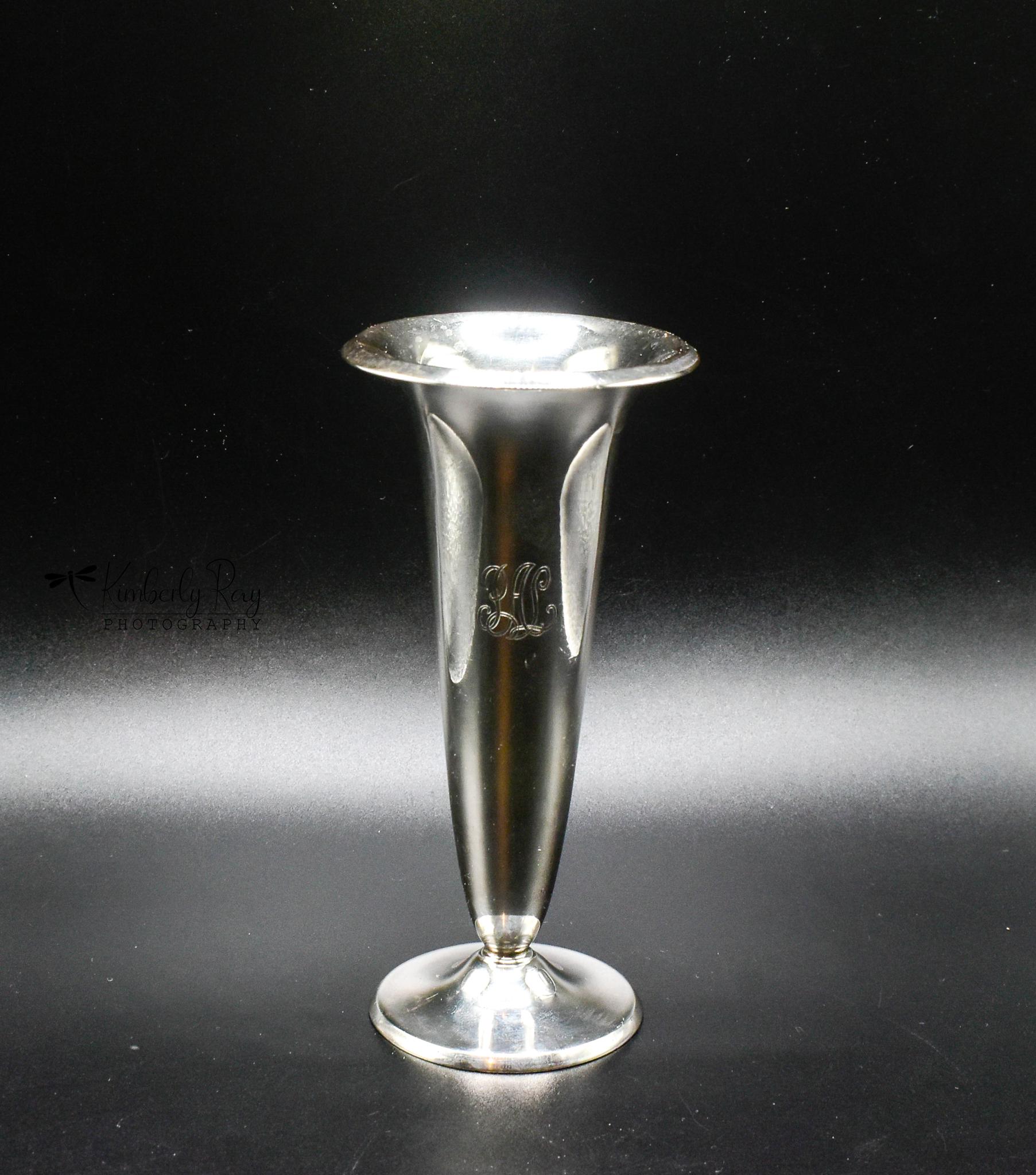 Sterling Silver Trumpet Bud Vase - Etsy