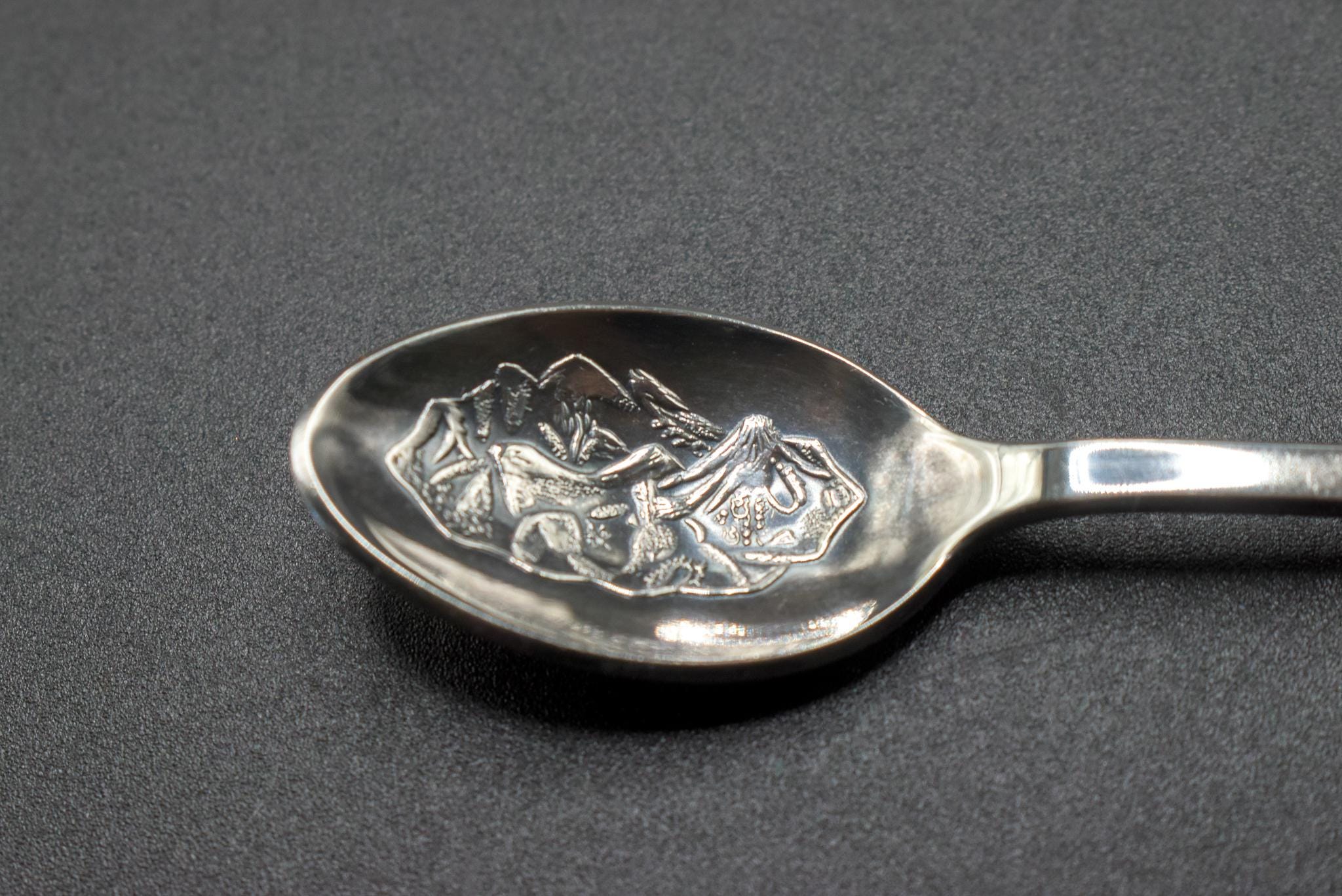 C. 1970s Vintage ROLEX Watch Spoon Bucherer INTERLAKEN Switzerland