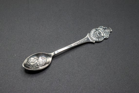C. 1970s Vintage ROLEX Watch Spoon Bucherer INTERLAKEN Switzerland
