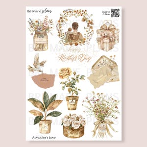 A Mother’s Love | Printable Planner and Journal Stickers