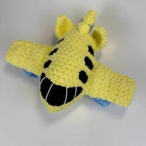Patrón de avión a crochet en PDF, tutorial de amigurumi de avión para principiantes imagen 15