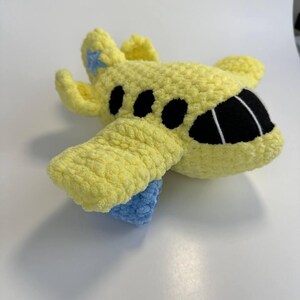 Patrón de avión a crochet en PDF, tutorial de amigurumi de avión para principiantes imagen 12