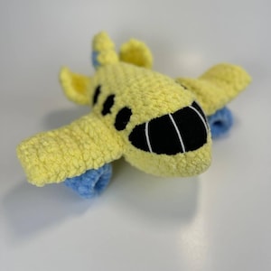 Patrón de avión a crochet en PDF, tutorial de amigurumi de avión para principiantes imagen 11