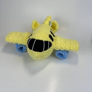 Patrón de avión a crochet en PDF, tutorial de amigurumi de avión para principiantes imagen 14