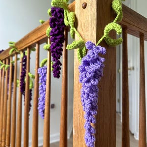 Crochet Hanging Wisteria Plant Pattern – Cute Office and Home Decor | Digital Download PDF | DIY Floral Wall Art | Handmade Gift Idea