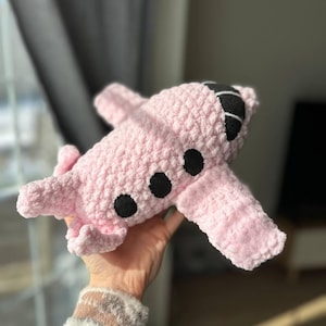 Patrón de avión a crochet en PDF, tutorial de amigurumi de avión para principiantes imagen 8