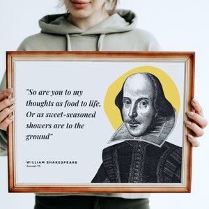 Shakespeare in Love | 3 Printable PDF Quotes | Office, Home, Gift Idea, Poster, Motivational, Personal Development, Life Lessons.