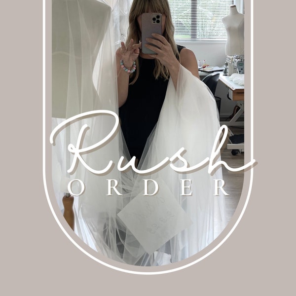 Etsy Rush Order Option - Get Your Veil in No Time!