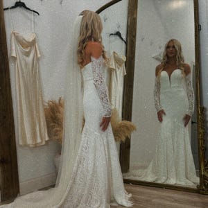 Lace Bridal Gloves Wedding Dress Sleeves Lace Bridal Sleeves Fingerless Lace Sleeves For Wedding Dress Detachable Sleeves For Wedding Dress