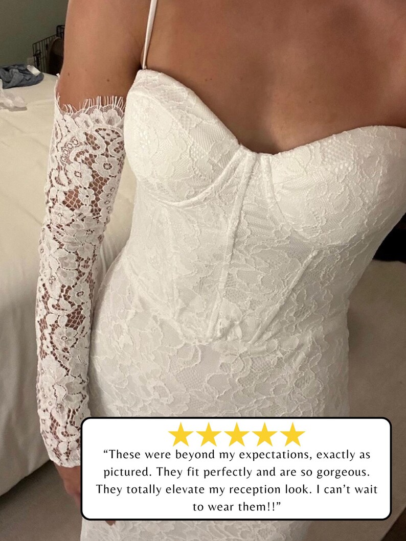 Lace Bridal Gloves Wedding Dress Sleeves Lace Bridal Sleeves Fingerless Lace Sleeves For Wedding Dress Detachable Sleeves For Wedding Dress