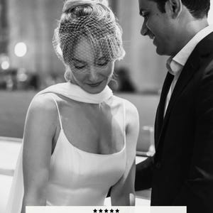 Birdcage Veil Ivory Short Veil Net Fascinator Bridal Harriett Falvey Veil Short Bird Cage Veil Small Wedding Veil White Net Veil Voilette image 15
