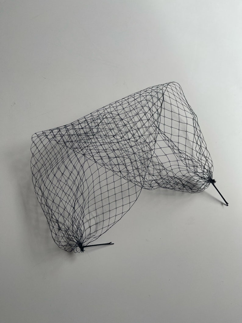 Black Birdcage Veil Black Fascinator Veil Face Net Veil Black Bird Cage Veil Short Bridal Veil Custom Veil Mini Black Wedding Veil Face Veil